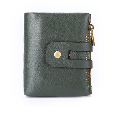 Portofel de damă din piele naturală Suport pentru carduri multiple cu blocare RFID cu buzunar pentru telefon mobil Cadouri de Ziua Mamei