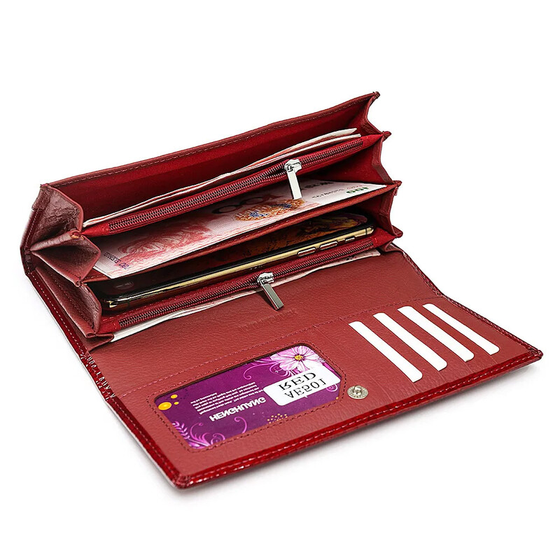 HH Ženski novčanici i torbice Luksuzni brend od aligatora Dugačka ženska torbica za novčiće od prave kože Ženski novčanik od krokodilske kravlje