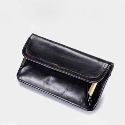 Prava koža Novčanik za telefon Ručna torbica Ulje Vosak Torbica za novčiće Ruž za usne Torbica za slušalice Držač kartice Za žene Ručna torbica Clucth