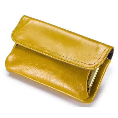 Prava koža Novčanik za telefon Ručna torbica Ulje Vosak Torbica za novčiće Ruž za usne Torbica za slušalice Držač kartice Za žene Ručna torbica Clucth