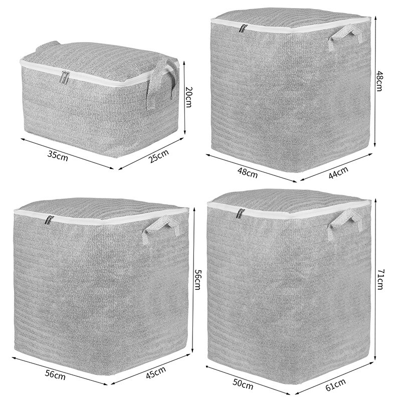 Sklopiva torba velikog kapaciteta za pohranu odjeće i popluna s dizajnom otpornim na vlagu