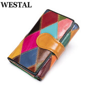 WESTAL Ženska torbica Kožni novčanik za žene Small Clutch Boho torbice Kovanice i kartice Novčanik za novčiće Ženski ženski novčanik 4203