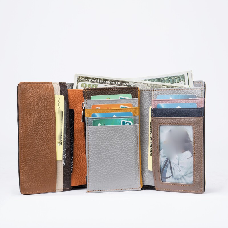 WESTAL Ženska torbica Kožni novčanik za žene Small Clutch Boho torbice Kovanice i kartice Novčanik za novčiće Ženski ženski novčanik 4203