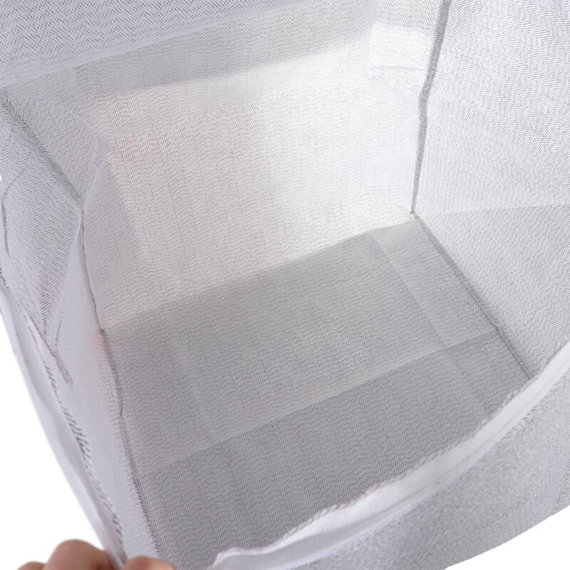 Netkana torba za pohranu ormara otporna na vlagu s poklopcima, košara za pohranu popluna, patentni zatvarač, prijenosni organizator jorgana Ormar