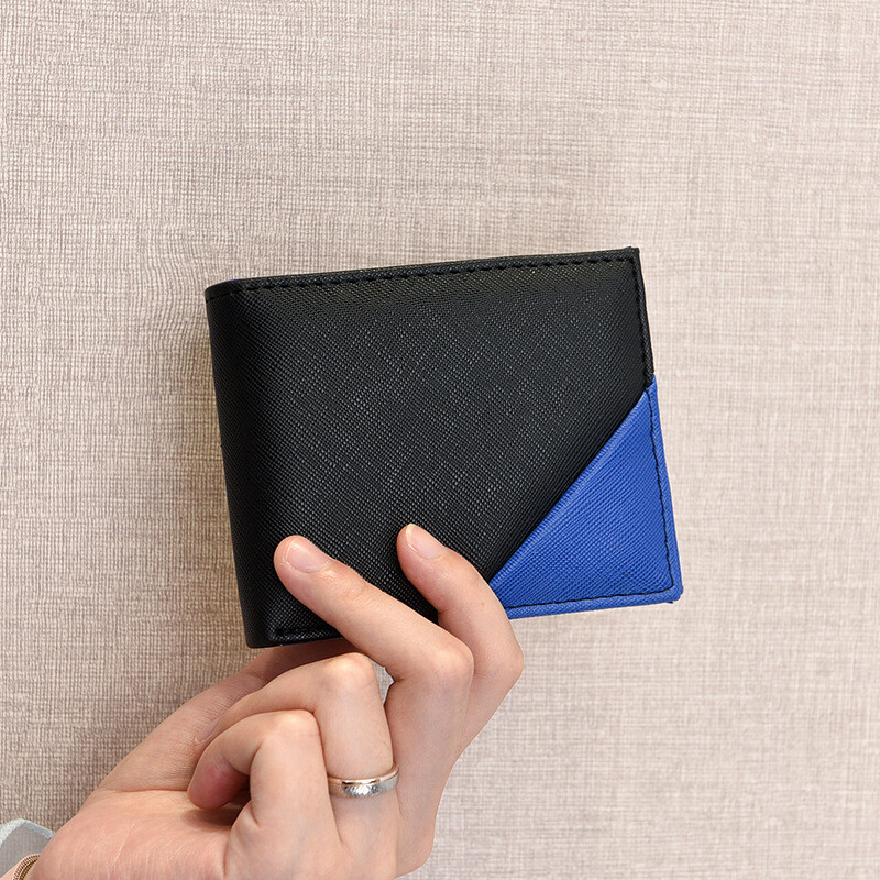 Kratki muški novčanici Tanki držači kartica s džepom za novčiće Luksuzne muške torbice Visokokvalitetni muški novčanik Stezaljke za novac od PU kože