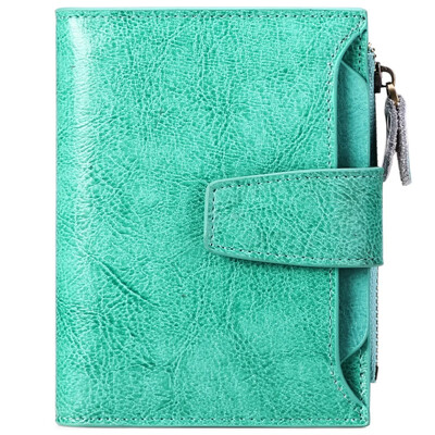 Ženski kratki novčanici od prave kože Vintage torbica Višenamjenska spojka Držač kartice za novčiće Visokokvalitetna kopča za mali novac 8Z