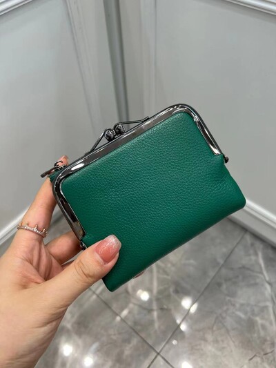 Novčanica Retro ručna torbica od prave kože Kratki novčanik Ženska višenamjenska štipaljka Zero novčanik Novčanici od kravlje kože Držač kartica