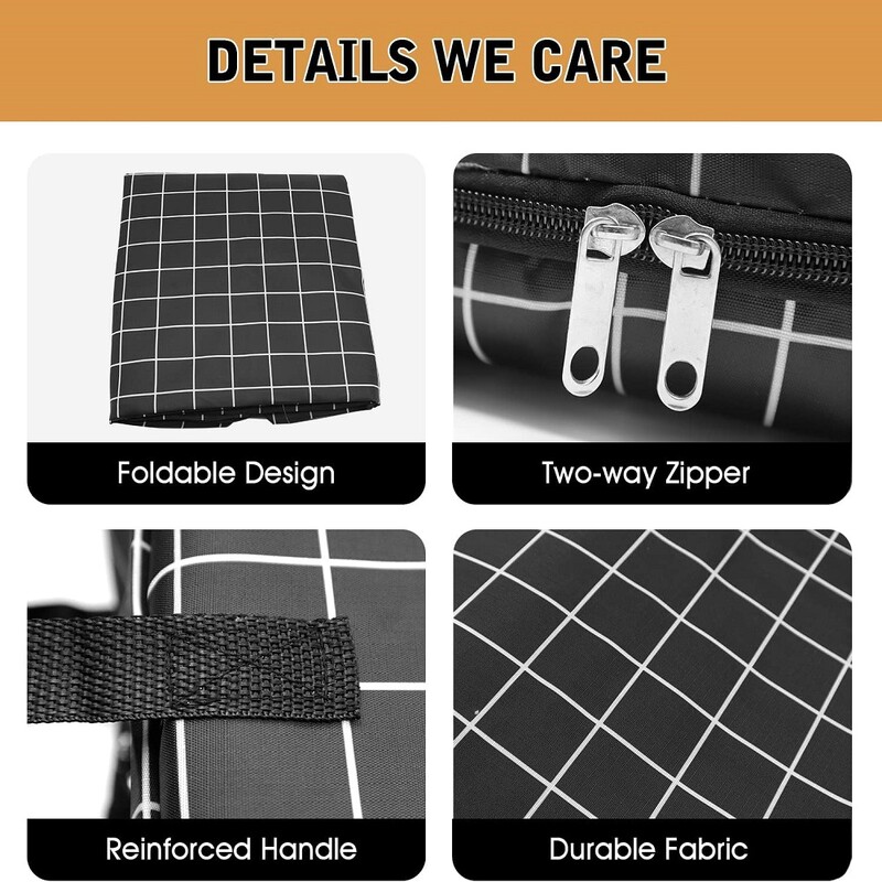 Sklopiva jorganska torba za pohranu velikog kapaciteta, čvrsta Oxford tkanina za pohranu, ormar, organizatori za odjeću, pokrivač, posteljinu