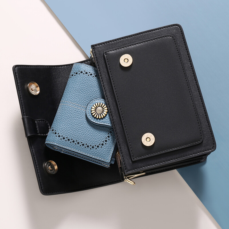 SENDEFN Modes ādas sieviešu maki, rāvējslēdzējs, īss maciņš RFID bloķēšanas karšu turētāji Modes monētu maki sievietēm 5215