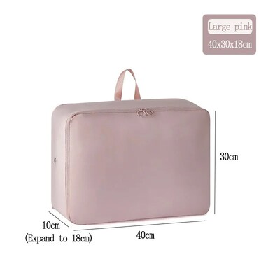 1/2 KOM Kompresijska torba s patentnim zatvaračem Pohranjivanje popluna Odjeća za kućanstvo Poplun Pokrivač Pokrivač Compress Organizacija Torba za putni kovčeg