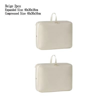 1/2 KOM Kompresijska torba s patentnim zatvaračem Pohranjivanje popluna Odjeća za kućanstvo Poplun Pokrivač Pokrivač Compress Organizacija Torba za putni kovčeg
