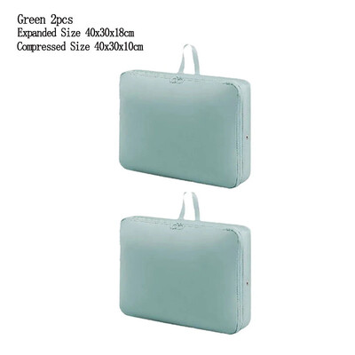 1/2 KOM Kompresijska torba s patentnim zatvaračem Pohranjivanje popluna Odjeća za kućanstvo Poplun Pokrivač Pokrivač Compress Organizacija Torba za putni kovčeg