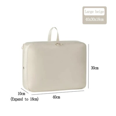 1/2 KOM Kompresijska torba s patentnim zatvaračem Pohranjivanje popluna Odjeća za kućanstvo Poplun Pokrivač Pokrivač Compress Organizacija Torba za putni kovčeg