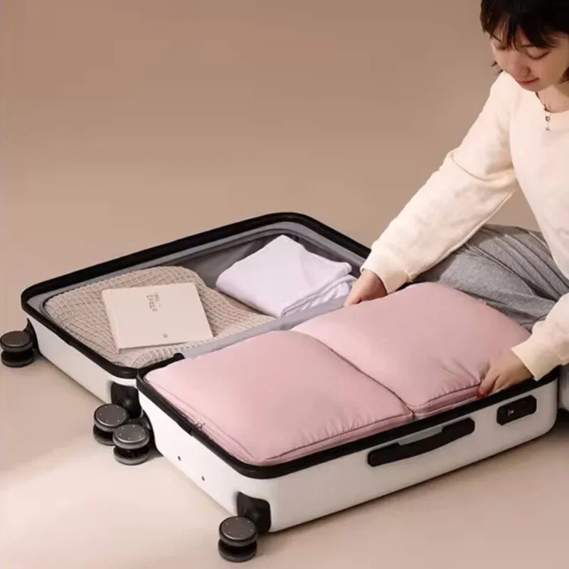 1/2 KOM Kompresijska torba s patentnim zatvaračem Pohranjivanje popluna Odjeća za kućanstvo Poplun Pokrivač Pokrivač Compress Organizacija Torba za putni kovčeg