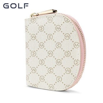 GOLF Дамски къс портфейл 2023 New Letter Retro Fashion Zero Wallet Минималистична чанта за карти Портфейл Малък кожен портфейл