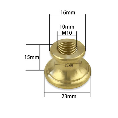 M10 vidinis dantis gryno žalvario I formos jungtis Vidutinė skylė I formos T formos stora tarpinė jungtis Varžtinė veržlė