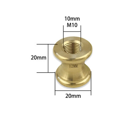 M10 vidinis dantis gryno žalvario I formos jungtis Vidutinė skylė I formos T formos stora tarpinė jungtis Varžtinė veržlė