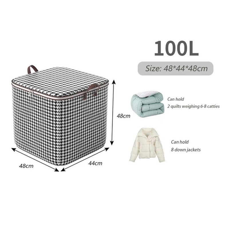 1db Összecsukható Ruha Rendező Ruhák Tárolótáskák Nagy kapacitású paplan mozgó doboz Csomagtartó Porálló ruházat Ruhásszekrény Főoldal