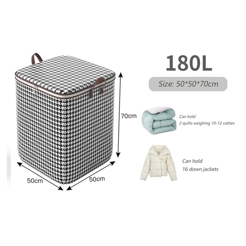 1db Összecsukható Ruha Rendező Ruhák Tárolótáskák Nagy kapacitású paplan mozgó doboz Csomagtartó Porálló ruházat Ruhásszekrény Főoldal