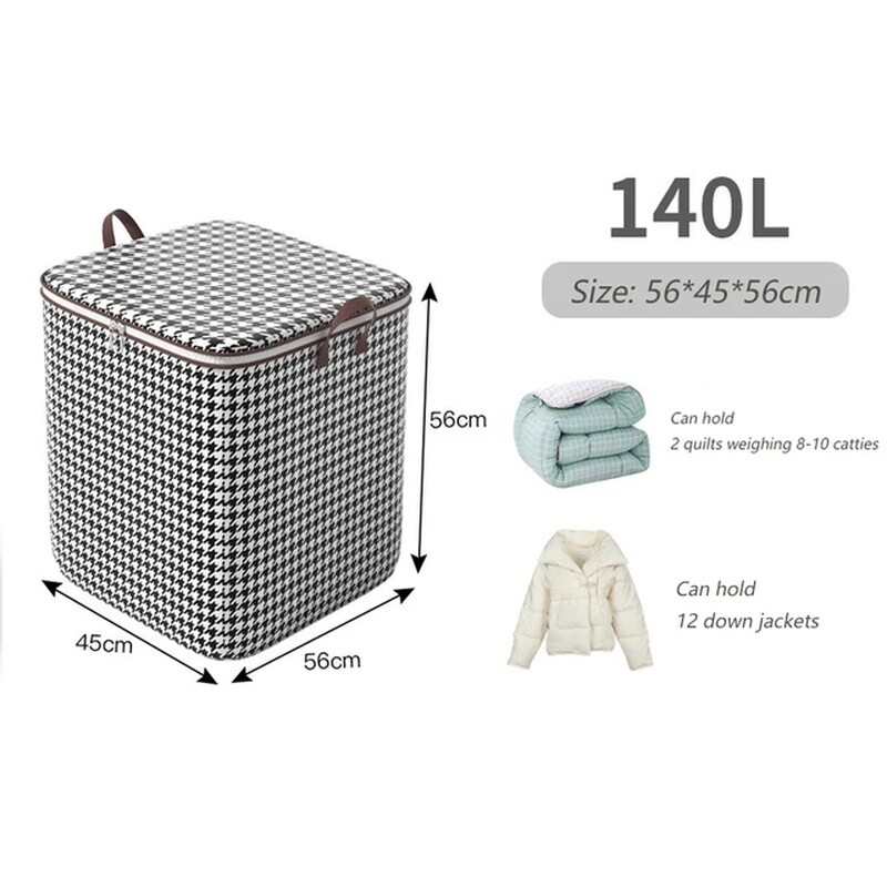 1db Összecsukható Ruha Rendező Ruhák Tárolótáskák Nagy kapacitású paplan mozgó doboz Csomagtartó Porálló ruházat Ruhásszekrény Főoldal