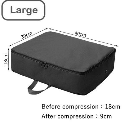 Skapis segas kompresijas maisiņš Mierinātājs kompresijas maisiņš salokāms apģērbu organizators putekļu necaurlaidīgs skapja organizators uzglabāšanas maisiņš