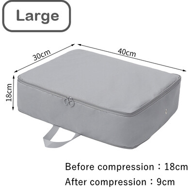 Skapis segas kompresijas maisiņš Mierinātājs kompresijas maisiņš salokāms apģērbu organizators putekļu necaurlaidīgs skapja organizators uzglabāšanas maisiņš