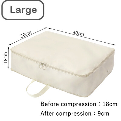 Skapis segas kompresijas maisiņš Mierinātājs kompresijas maisiņš salokāms apģērbu organizators putekļu necaurlaidīgs skapja organizators uzglabāšanas maisiņš