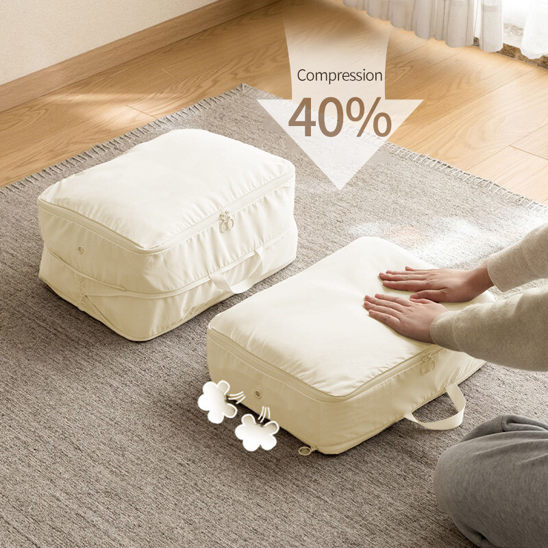 Skapis segas kompresijas maisiņš Mierinātājs kompresijas maisiņš salokāms apģērbu organizators putekļu necaurlaidīgs skapja organizators uzglabāšanas maisiņš