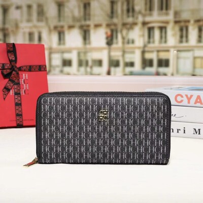 CH Prémium összecsukható, nyomtatott monogramos dizájn kiváló minőségű luxus női kézitáskák négyzet alakú pénztárca klasszikus vintage design divat