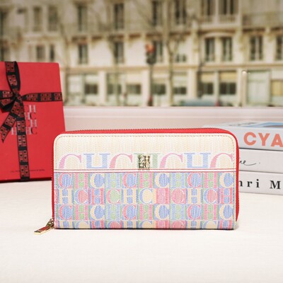 CH Prémium összecsukható, nyomtatott monogramos dizájn kiváló minőségű luxus női kézitáskák négyzet alakú pénztárca klasszikus vintage design divat