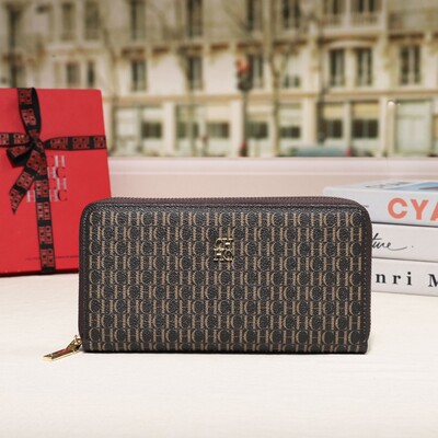 CH Prémium összecsukható, nyomtatott monogramos dizájn kiváló minőségű luxus női kézitáskák négyzet alakú pénztárca klasszikus vintage design divat