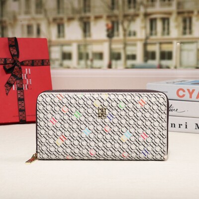 CH Prémium összecsukható, nyomtatott monogramos dizájn kiváló minőségű luxus női kézitáskák négyzet alakú pénztárca klasszikus vintage design divat