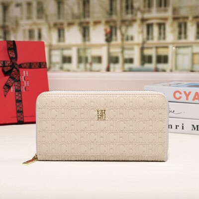 CH Prémium összecsukható, nyomtatott monogramos dizájn kiváló minőségű luxus női kézitáskák négyzet alakú pénztárca klasszikus vintage design divat