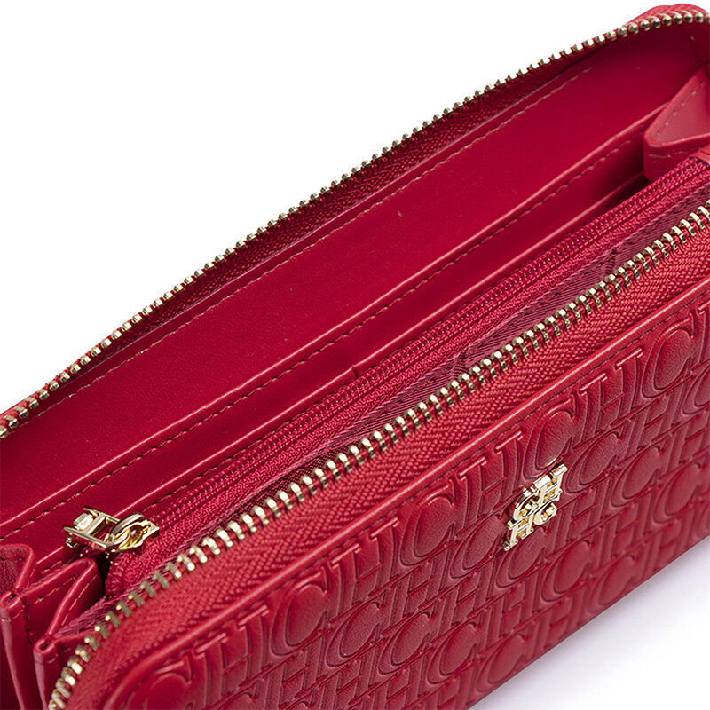 CH Prémium összecsukható, nyomtatott monogramos dizájn kiváló minőségű luxus női kézitáskák négyzet alakú pénztárca klasszikus vintage design divat