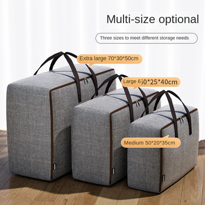Vízálló Oxford ruhatároló táska szervező nedvességálló porálló rendező nagy kapacitású paplanruházat takaró tárolótáska