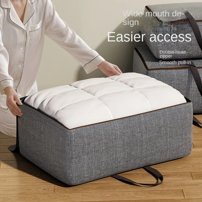 Vízálló Oxford ruhatároló táska szervező nedvességálló porálló rendező nagy kapacitású paplanruházat takaró tárolótáska