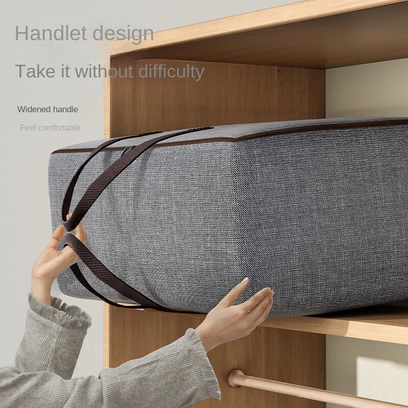 Vízálló Oxford ruhatároló táska szervező nedvességálló porálló rendező nagy kapacitású paplanruházat takaró tárolótáska