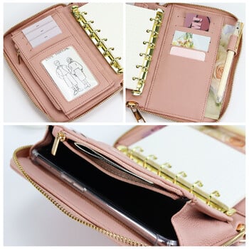 A7 Pink Black Cash Budget Envelope Wallet System Envelopes Binder Note μόνο για προϋπολογισμό και εξοικονόμηση χρημάτων