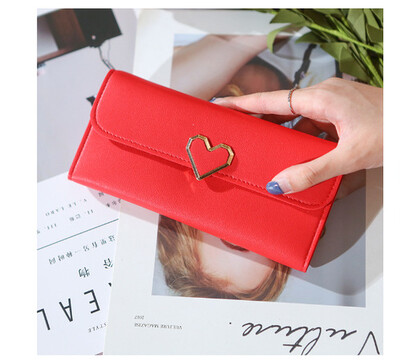 Női hosszú pénztárcák pénztárcák Luxus szerelmes szív pénztárcák hölgyeknek lányoknak pénzes zsebkártyatartó Női pénztárcák telefon kuplungtáska