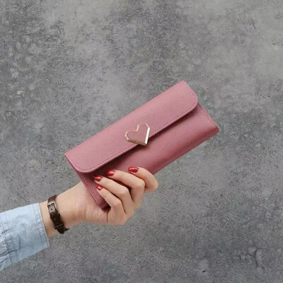 Női hosszú pénztárcák pénztárcák Luxus szerelmes szív pénztárcák hölgyeknek lányoknak pénzes zsebkártyatartó Női pénztárcák telefon kuplungtáska
