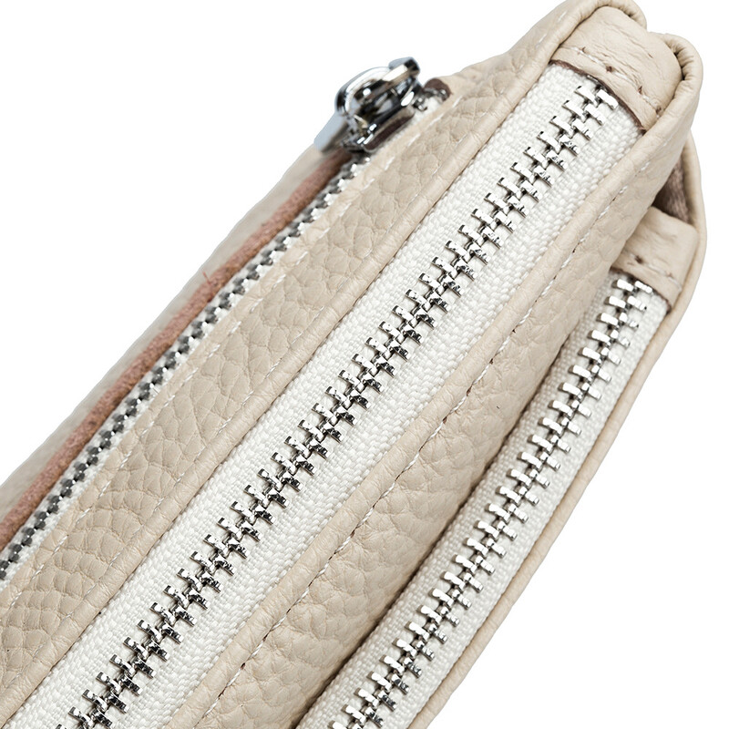 Poșetă din piele naturală Genți portofel din piele de vacă Poșetă mică pentru monede Suport card Geantă de mână cu cheie Ruj Husă de depozitare pentru căști pentru femei