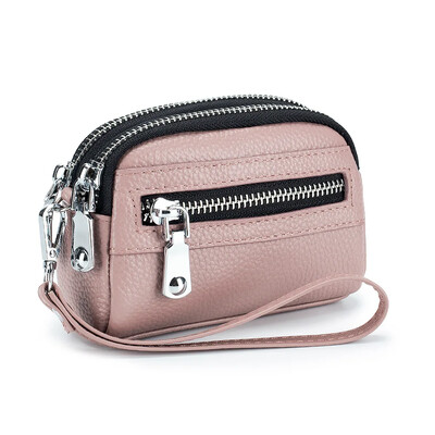 Ženski novčanik od prave kože, kratki ženski kožni novčanici, torbice od goveđe kože velikog kapaciteta, ženska torbica, torbica, torbica za novčiće