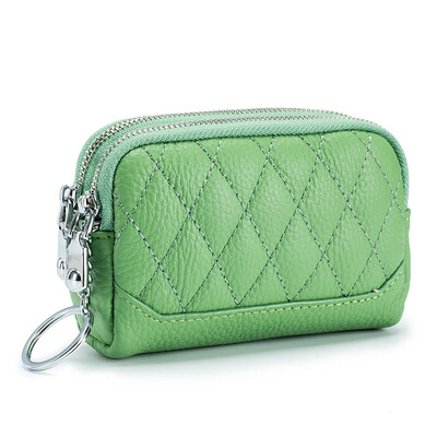 Ženski novčanici od prave kože Ženske torbice Modni patentni zatvarač Ženski novčanik Privjesak za ključeve Novac Ženska torbica