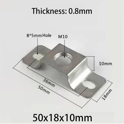 5 vnt pakabinamas lubų skydelis lanko formos pakabinamas plokštės I formos geležies lakštų sieninės lempos skydelis fiksuotas lubų sieninis metalinis nugaros juostelė