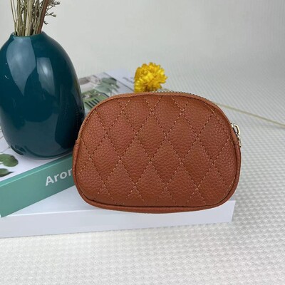 Modni novčanici i torbice PU kožna torbica za novac Ženska kratka torbica s kopčom Držači kartica za male kovanice Plava crvena spojka Novi ženski novčanik