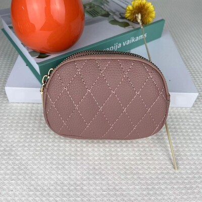 Modni novčanici i torbice PU kožna torbica za novac Ženska kratka torbica s kopčom Držači kartica za male kovanice Plava crvena spojka Novi ženski novčanik