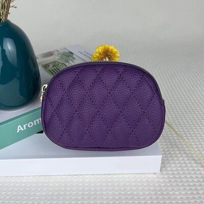 Modni novčanici i torbice PU kožna torbica za novac Ženska kratka torbica s kopčom Držači kartica za male kovanice Plava crvena spojka Novi ženski novčanik