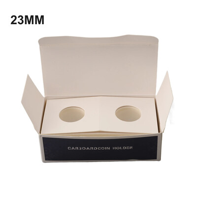 50PCS 17.5~40mm Držač za novčiće Držač za marke Kutija za pohranu Držači za pohranu Kutija Kvadratna kartonska kutija Dijelovi kućanskih potrepština