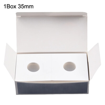 50PCS 17.5~40mm Držač za novčiće Držač za marke Kutija za pohranu Držači za pohranu Kutija Kvadratna kartonska kutija Dijelovi kućanskih potrepština
