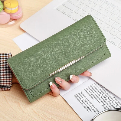 Marka Luksuzni ženski novčanik Dugačka torbica Spojka velikog kapaciteta Ženski novčanici Ženska torba za telefon Držač kartice